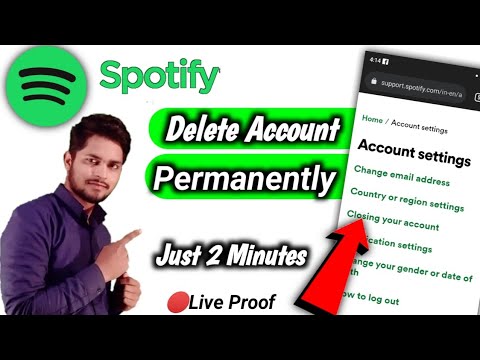 How to delete spotify account | Spotify delete account permanently