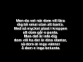 Kapten röd-ta inga order (lyrics)