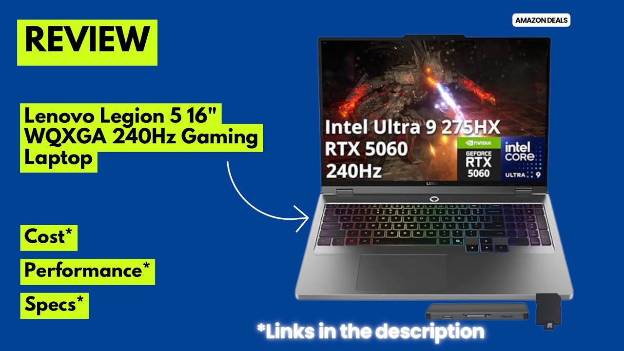 Lenovo Legion 5 16IAX10 (Ultra 9 275HX, RTX 5060) Review