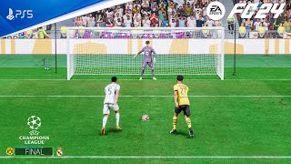 FC 24 - Real Madrid Vs Borussia Dortmund - Longest Penalty Shootout | UCL FINAL 23/24 | PS5™ [4K60]