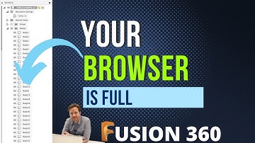 No Room in The Browser (How to Group Bodies in Fusion 360)