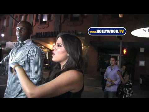 Khloe, Rob Kardashian And Lamar Odom Leave Katsuya Restaurant