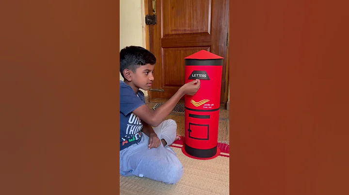 Post box model #schoolproject #letterbox #model #prachal