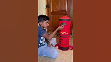 Post box model #schoolproject #letterbox #model #prachal