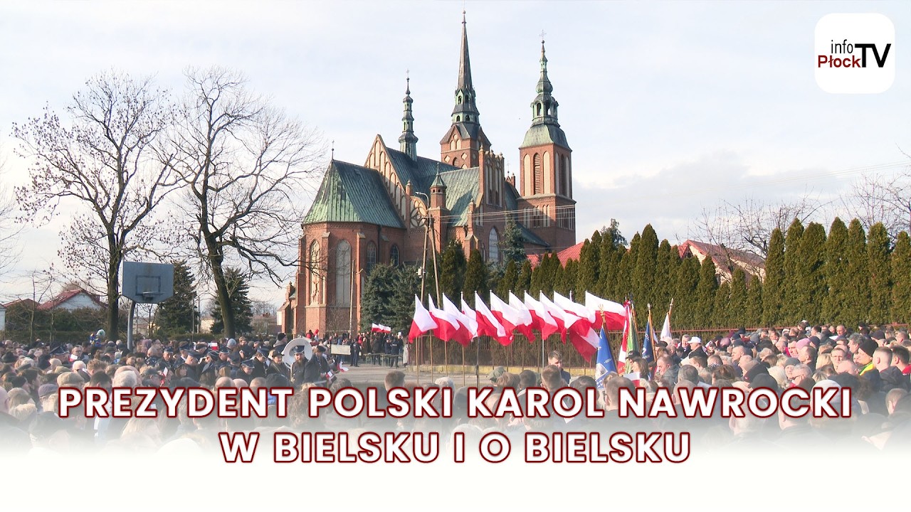 Prezydent Polski Karol Nawrocki w Bielsku i o Bielsku