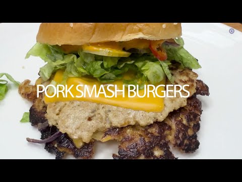 Pork Smash Burgers
