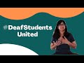 #DeafStudentsUnited with Yuvini Gounden