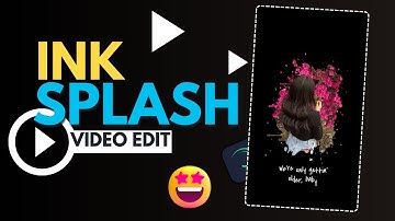 New Ink Splash Effect On Alight Motion Video Tutorial #inksplash