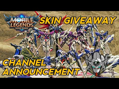 MOBILE LEGENDS SKIN GIVEAWAY and ANNOUNCEMENT - YouTube