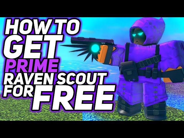 How to get the EXCLUSIVE PRIME RAVEN SKIN - Tower Defense