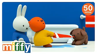 Boris is scared of the storm | Miffy | Cartoons for kids