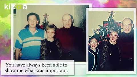 Kizoa Video Editor - Movie Maker: Grandpa Peter 80th Birthday