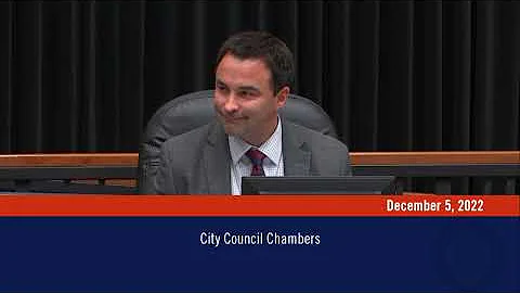 City Council Meeting | Dec. 5, 2022
