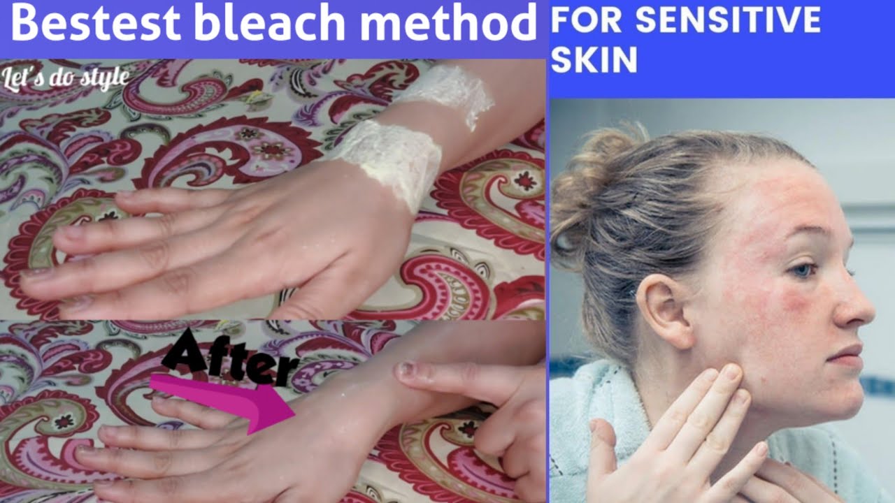 Bleach for sensitive skin/over sensitive skin/peach Bleach cream results/how to get rid tanning