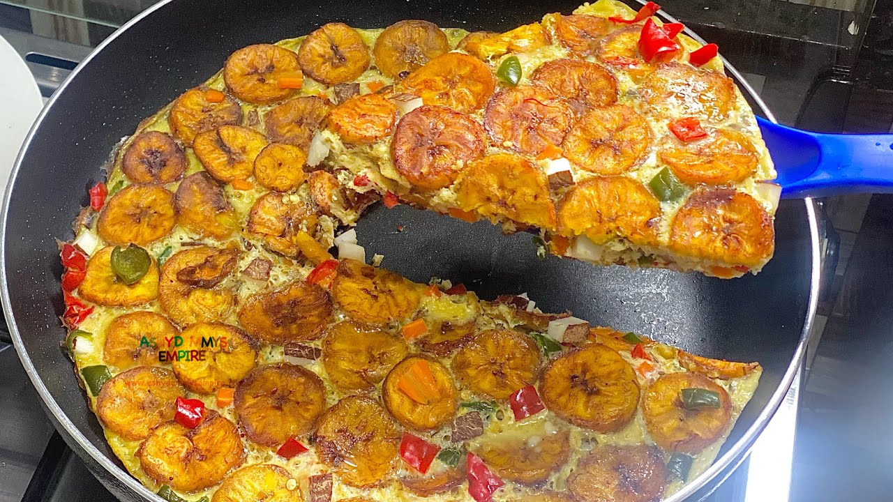 PLANTAIN AND EGG FRITTATA YouTube