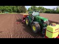 Kartoffeln pflanzenplanting potatoes 2018  john deere 6210r  fendt 936  grimme