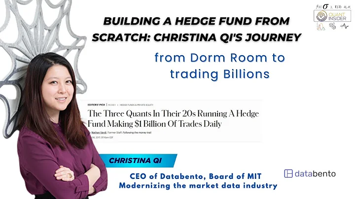 Building a Hedge Fund from Scratch: Christina Qi's Journey from Dorm Room to trading Billions
