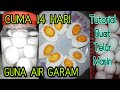 Cara Membuat Telur Masin Homemade Guna Air Garam