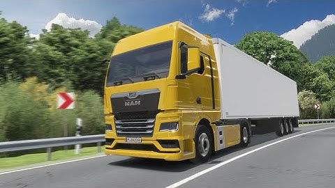 تجربة لعبة محاكي الشاحنات الجديد للهواتف...🤥Drive Real Truck Simulator Gameplay