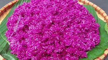 XÔI LÁ CẨM NƯỚC CỐT DỪA dẻo mềm lên màu tự nhiên cực đẹp