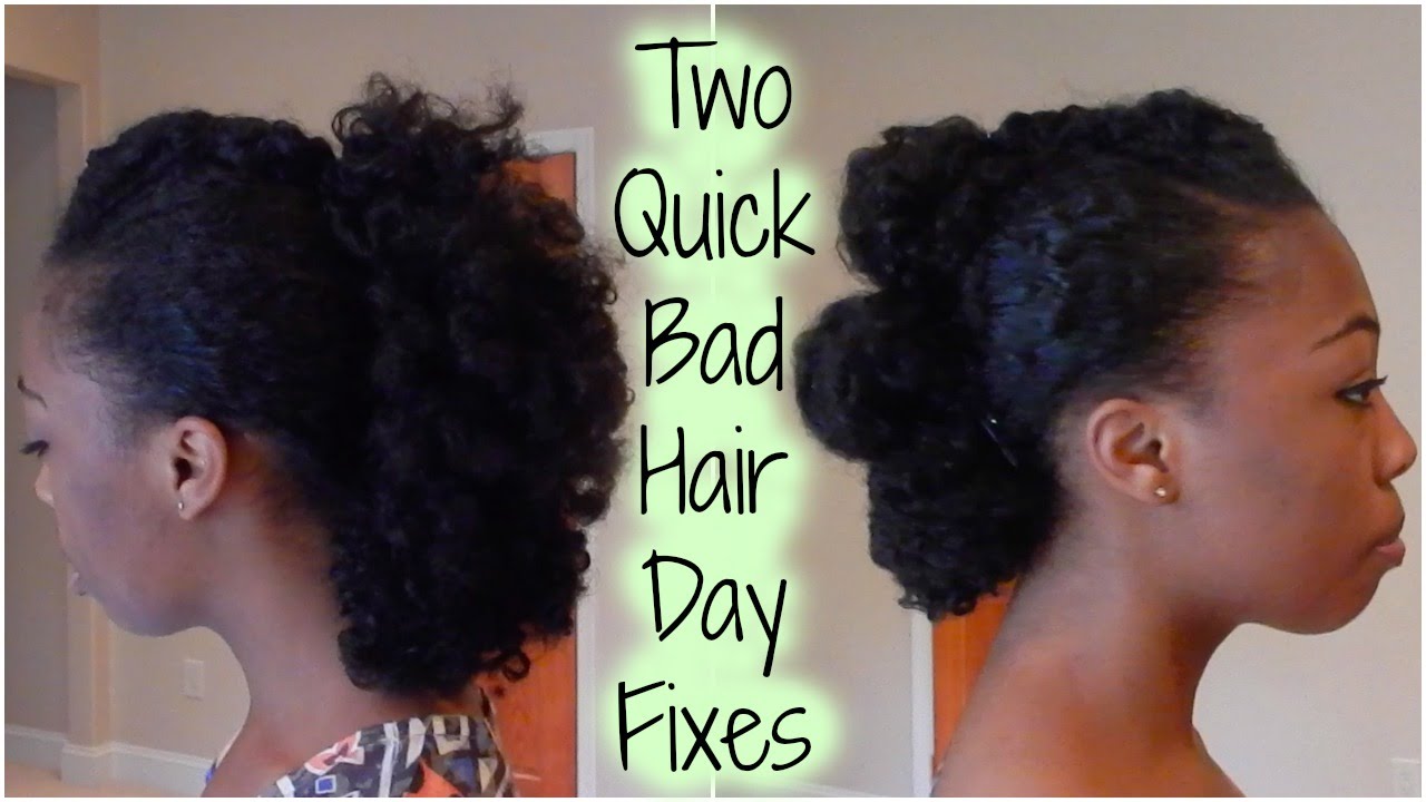 Two Quick Bad Hair Day Fixes YouTube