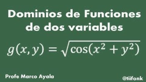 43b.  Dominio de Funciones de dos variables