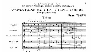 Henri Tomasi: Variations sur un Thème Corse (1925)