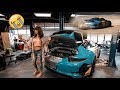 GIGI BREAKS IN HER NEW PORSCHE GT3 ENGINE THE RIGHT WAY