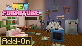 Pet Furniture Add-On | Minecraft Marketplace | Showcase
