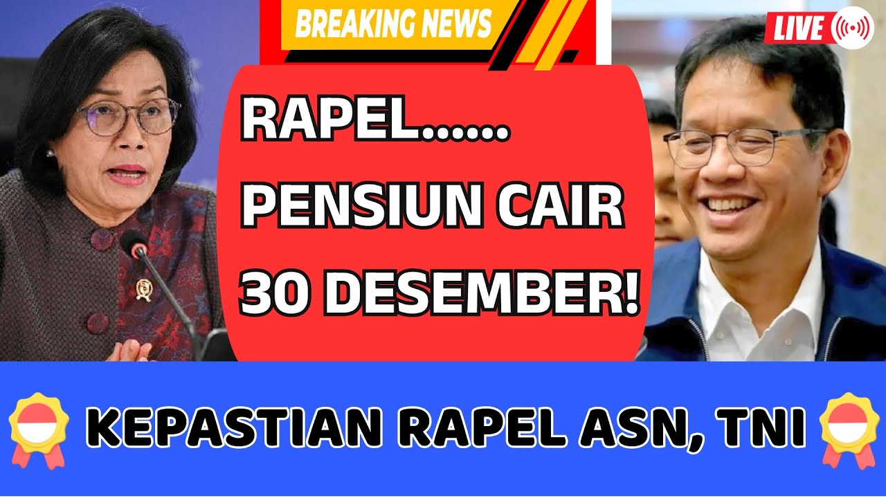 Rapel Pensiun Resmi Cair 30 Desember 2025!