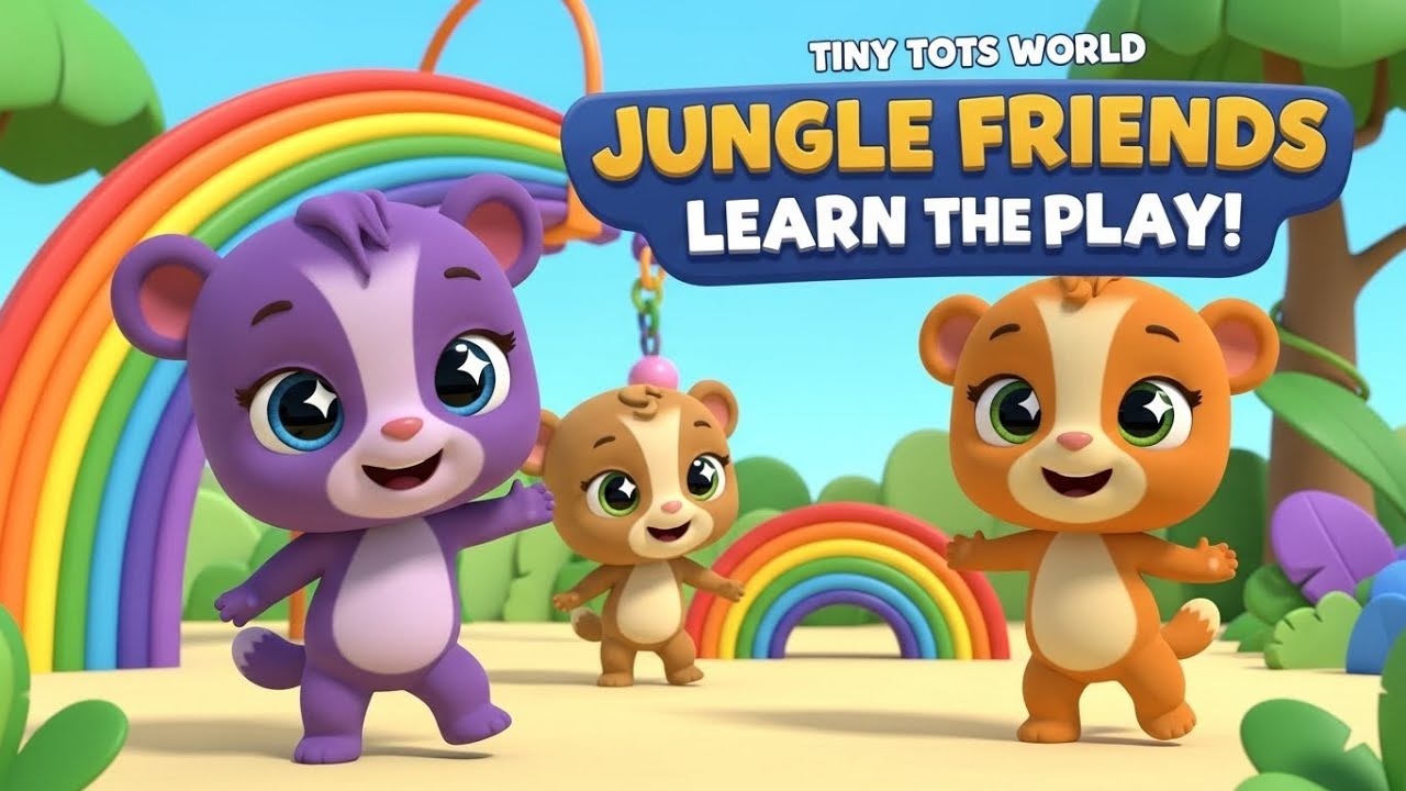 Jungle Friends Learn and Play | Preschool Learning Fun - YouTube