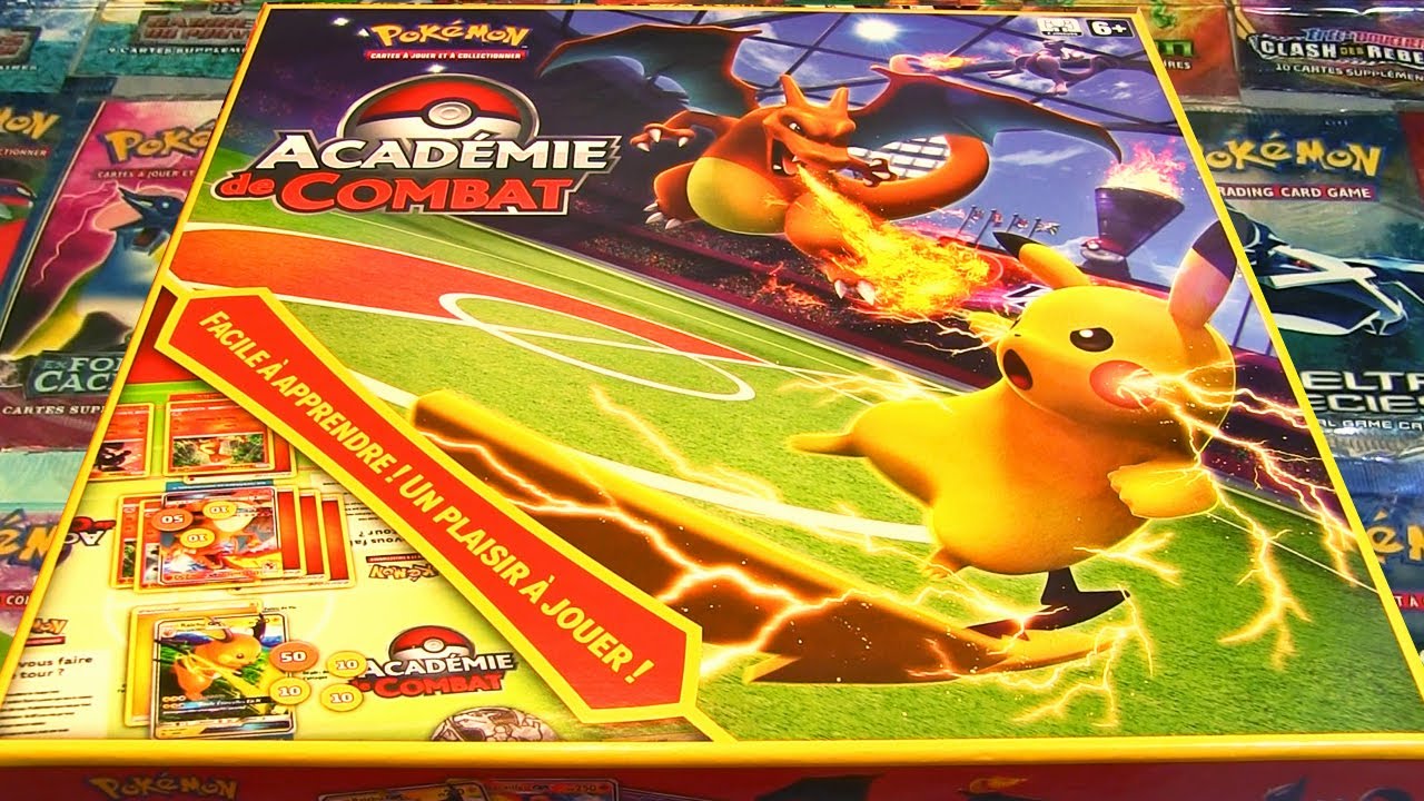 Nouveau Ouverture Du Jeu De Societe Pokemon Academie De Combat Youtube