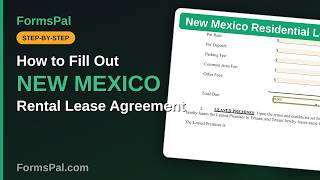 How to Fill Out a New Mexico Rental Lease Agreement (Step by Step)
