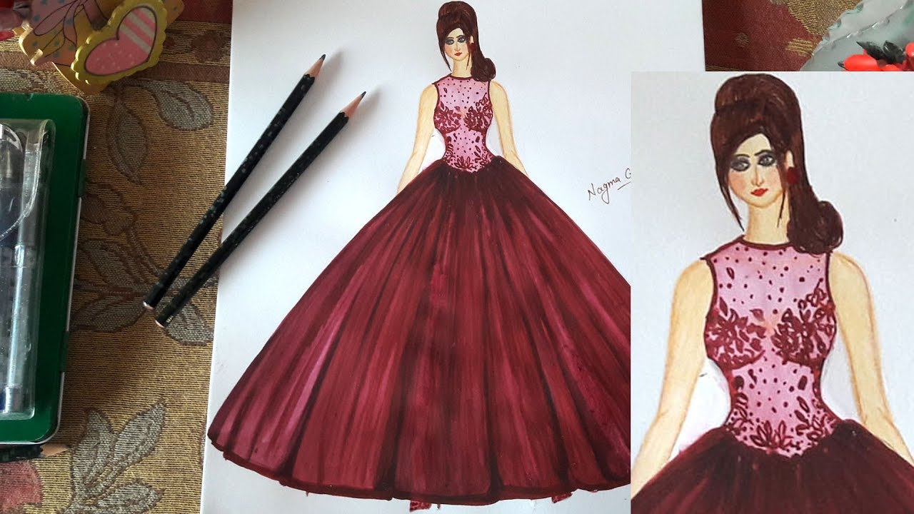 Gown Fashion design Sketch, design, fashion, human, fashion Illustration  png | PNGWing