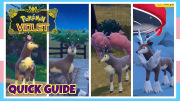 How To Change The Seasonal Form Of Deerling & Sawsbuck In Pokemon Scarlet & Violet | Quick Guide