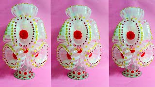 ग्लूकोज कि बोतल का गुलदस्ता / New Design plastic bottle guldasta/woolen guldasta/bottles flowers