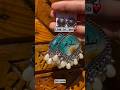 Wait… these earrings look THIS elegant?! 😳✨The blue floral details #resinart #ytshorts #earrings #yt