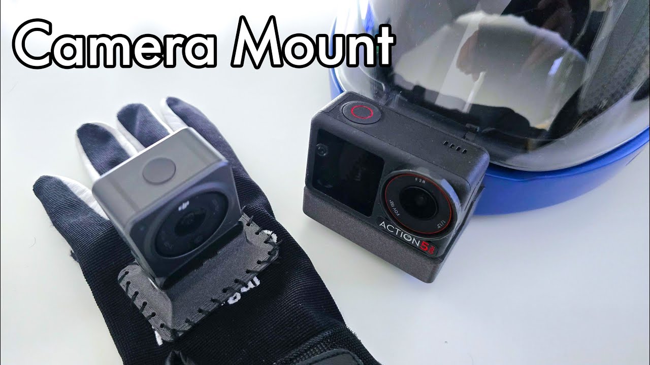 Camera Mount for Skydiving [Design & 3D Printing] - YouTube