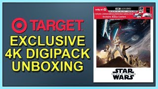 Star Wars: The Rise of Skywalker Target Exclusive 4K+2D Blu-ray Digipack Unboxing