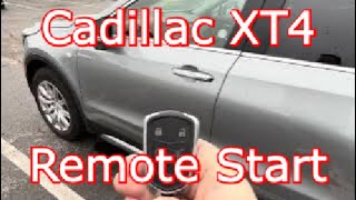2023 Cadillac XT4 - How to Remote Start