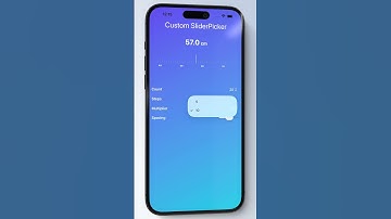 SwiftUI Custom Slider Picker