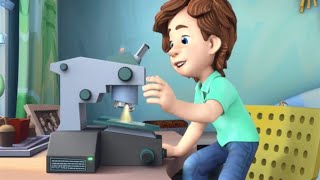 Seeing Germs through a Microscope | The Fixies | Cartoons for Children