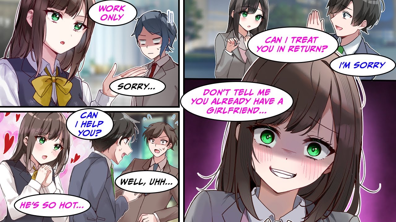 [Manga Dub] The beautiful receptionist always rejects guys but...