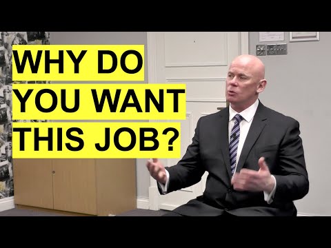 How to Answer “WHY DO YOU WANT THIS JOB?” INTERVIEW QUESTION!