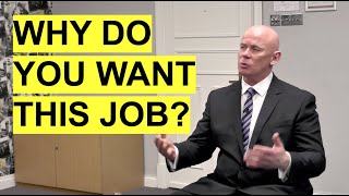 how to answer “why do you want this job?” interview question!