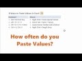 Paste Buddy Demo - Keyboard Shortcuts for Excel