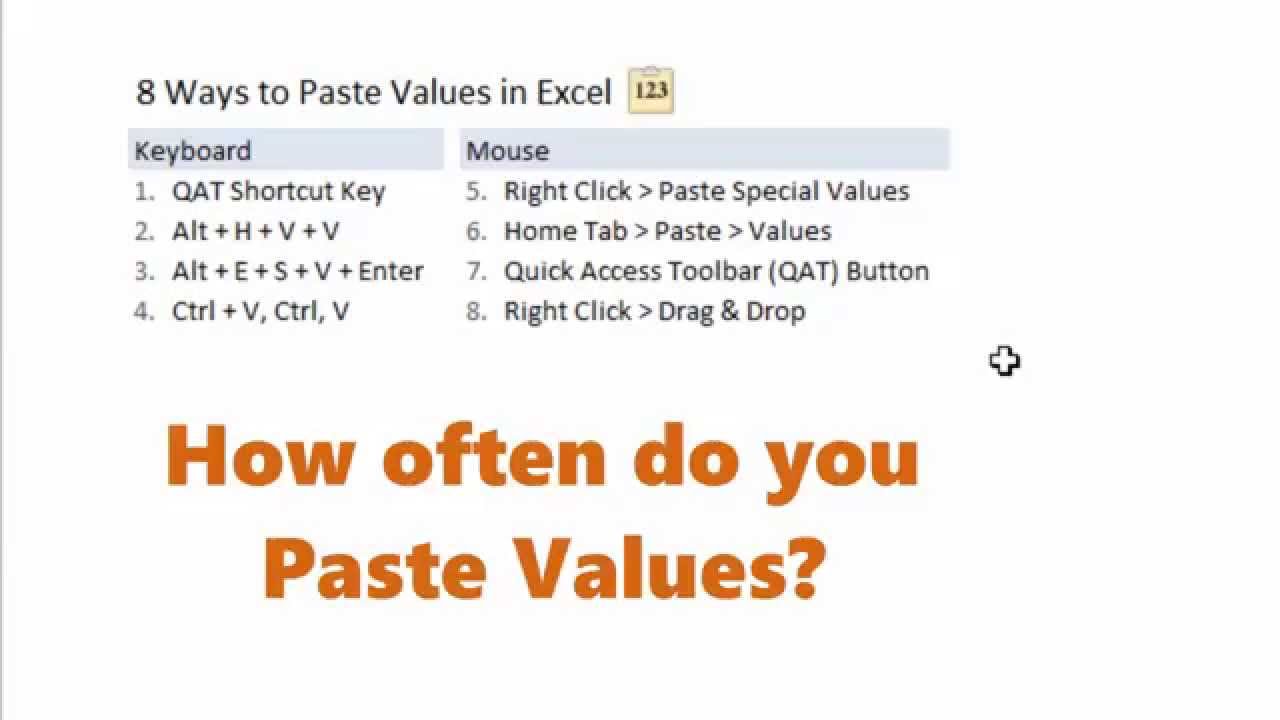 keyboard shortcut for paste options button keyboard shortcut for paste options button