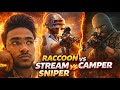 BGMI LIVE HINDI | RACCOON vs STREAMSNIPER vs CAMPER | RACCOON IS LIVE #bgmi #shortsfeed #youtubefeed
