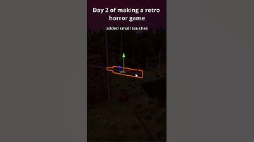 Day 3 of making a retro horror game  #silenthill #gaming #solodev #retrogaming #horror
