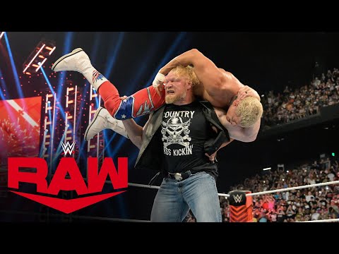 Cody Rhodes and Brock Lesnar engage in a wild brawl: Raw highlights, July 3, 2023